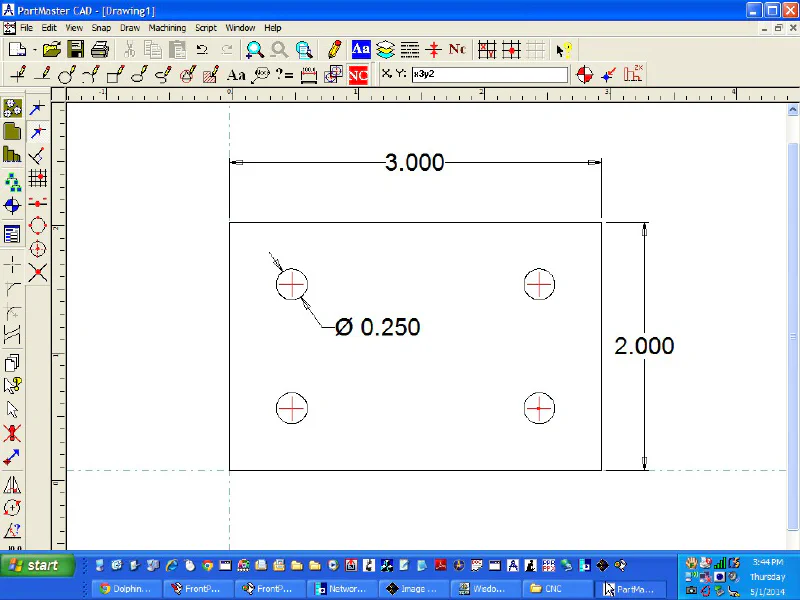 Dolphin CAD screen