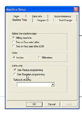 Machine Setup